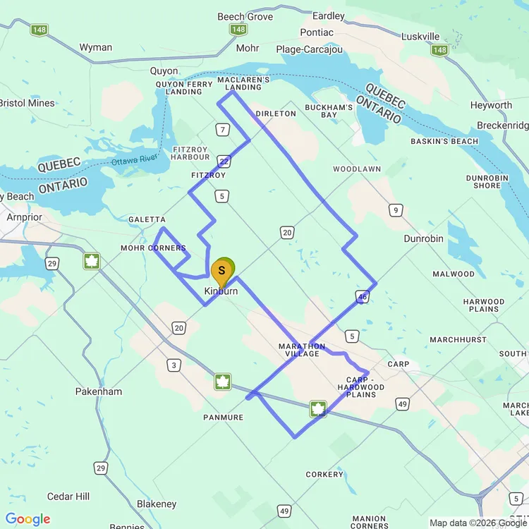 Map of Gravel Cup: 2022 Fall Grally